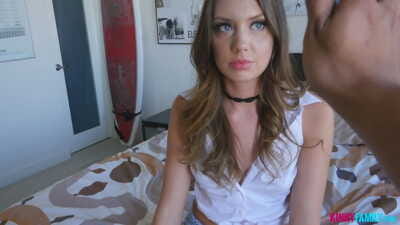 Concupiscent Elena Koshka doesnt take any convincing to remove clothes & fuck her stepbro