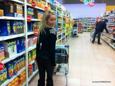 Fairy-haired ex-girlfriend undresses in supermarket and benefits from drilled - part 890