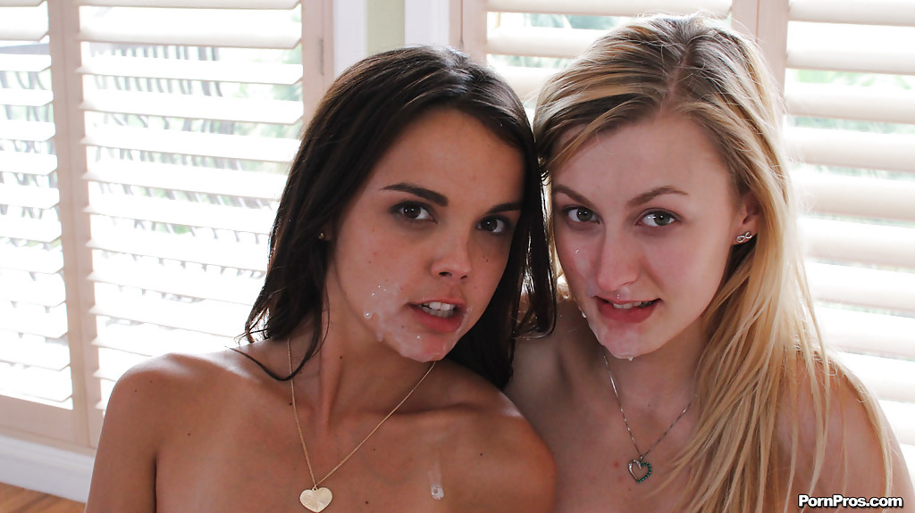 Two charming sluts Alexa Grace and Dillion Harper getting pounded