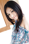 Ravishing Japanese coed Aino Kishi ucovering her graceful body