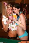 Sexual 19 courtesans getting drunk and going hawt at the munch with passionate gentlemen