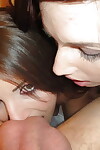 Amateur prostitutes Jenna Rose and Mary Jane Johnson giving rimjob and facefucking