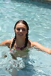 Mini young in bikini Tiffany Tyler acquires convinced and pounded at the pool