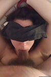 Blindfolded and tied-up gf fingered and face-fucked - part 2402