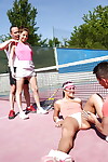 Adult baby tennis strumpets drilled in sporty group sex - part 2080