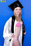 Latest college grad Maci Larger in number is charmed by her photographer
