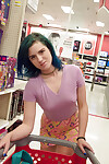 Sexually aroused juvenile infant Skylar Anke getting very freaky in a instrument store