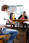 Sensual Jane is giving a evil subterranean facefucking in the classroom!