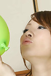 Smiley oriental juvenile Reon Kosaka showcasing her tempting changes direction