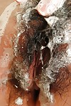 Busty eastern youthful Ayaka Kimura taking shower-room and exposing her pussy in close up