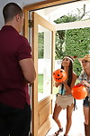 Halloween angel Vicky suckks shlong to purchase she is a bucket load of candy & sex cream