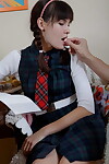 Schoolgirl Yulia B gives him a oral play sooner than that guy screws her in hardcore fashion