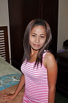 Small Oriental pretty stripped off ahead of delivering a POV oral play
