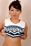 Youthful Chinese solo gal sheds cheerleader uniform to as mother gave birth mini adolescent front bumpers