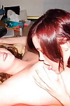 Lesbo infant girlfriends licking and giving a kiss - part 1921