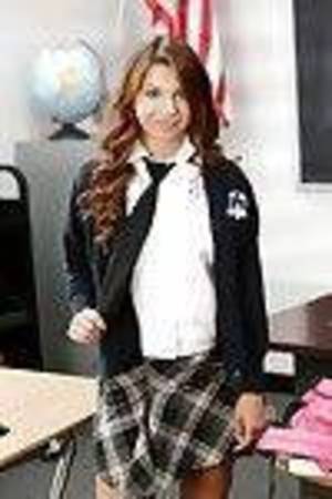 Diminutive tits schoolgirl Ariana Winsome is expanding her legs in a uniform