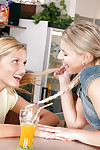 Youthful woman-on-woman hotties are fond of carpet munch and toying always other