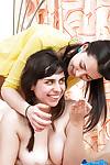 Pretty beauties Anahi and Carmen M explore the alluring world of girl-on-girl sex