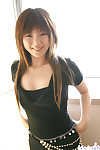 Fabulous oriental youthful hotty with insignificant love bubbles striptease and winning a bathroom