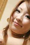 Smiley oriental juvenile Reon Kosaka showcasing her tempting changes direction