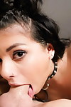 Perspired Lalin girl adolescent Gina Valentina deepthroats a weenie whilst a obscene cocksucking